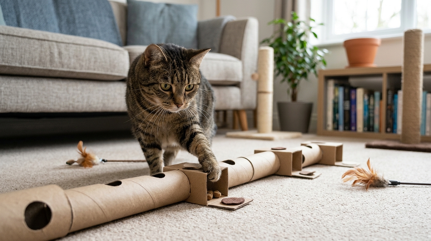 Indoor Cat Boredom Fix: Easy Enrichment Ideas